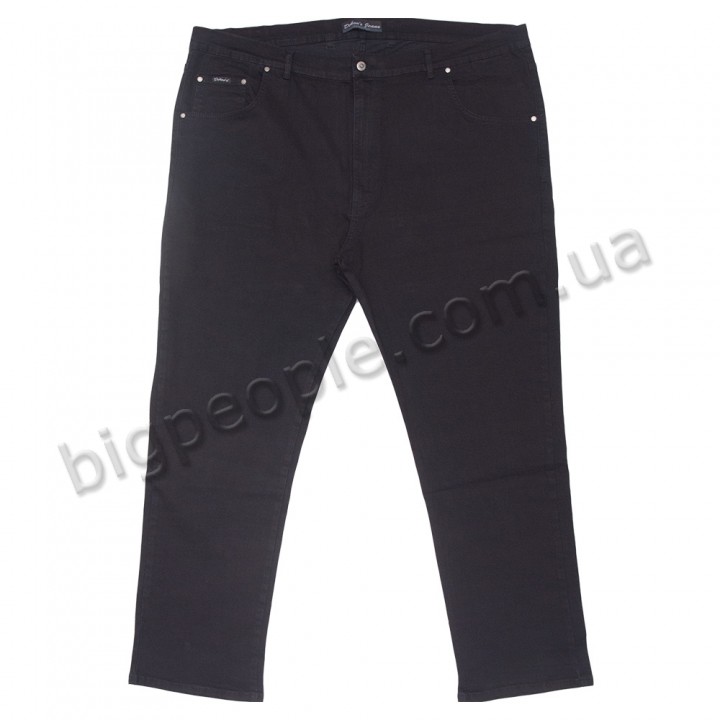 Чоловічі джинси ДЕКОНС великих розмірів. Колір чорний. Сезон осінь-весна. (dz00276573)