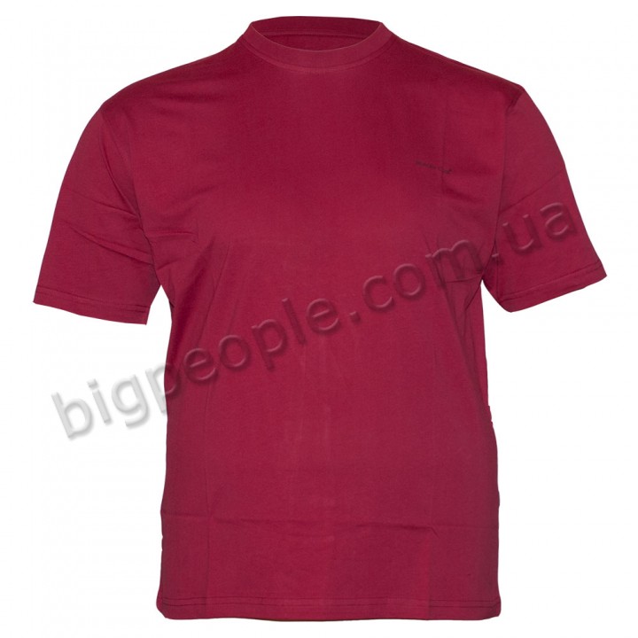 Бордова футболка без кишень великого розміру для чоловіків BORCAN CLUB