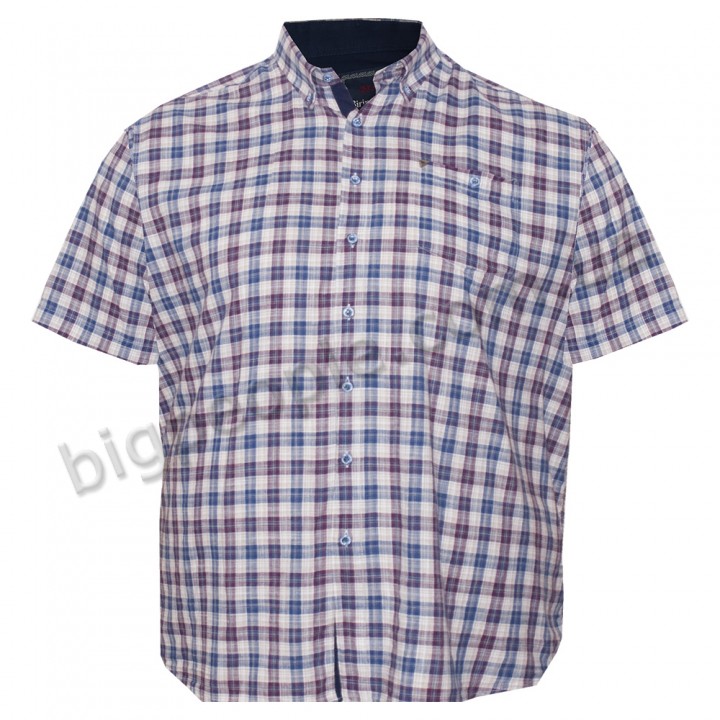 Лляна чоловіча сорочка великих розмірів BIRINDELLI (ru05183589)