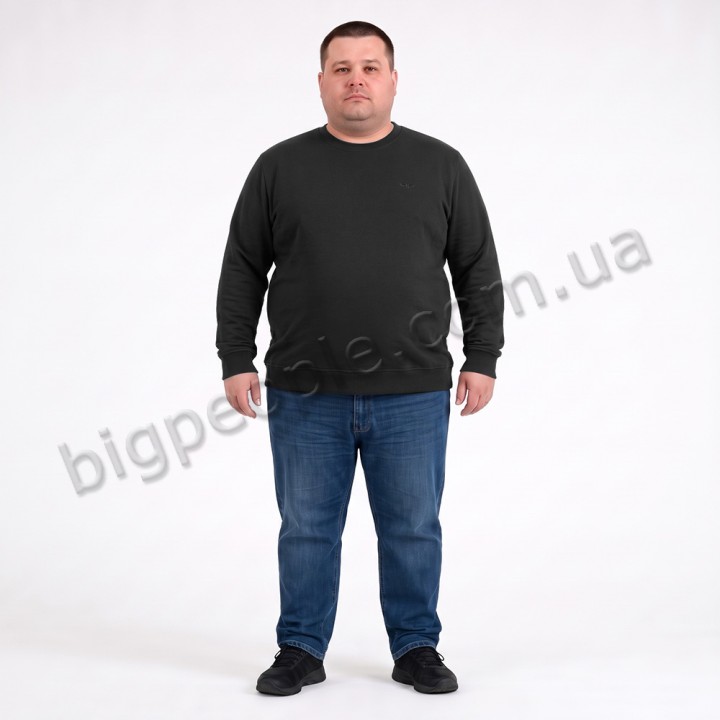 Світшот середньої щільності чорного кольору TURHAN (ba01175073)