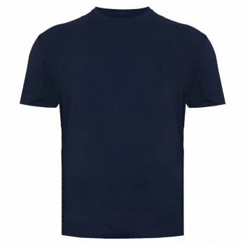 Футболка чоловіча TURHAN. Колір темно-синій. Комір напівкруглий. (fu01559592)