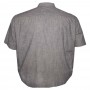 Мужская рубашка BIRINDELLI для больших людей. Цвет серый. (ru00434471)