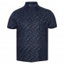 Чоловіча футболка polo великого розміру GRAND CHEFF. Колір темно-синій. (fu01406960)