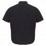 Чорна бавовняна чоловіча сорочка великих розмірів BIRINDELLI (RU05268594)
