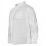 Біла однотонна чоловіча лляна сорочка великих розмірів BIRINDELLI (ru00636997)