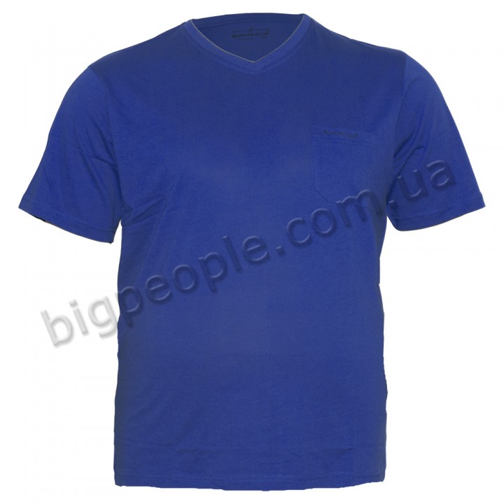 BORCAN CLUB - чоловіча футболка великого розміру кольору єлектрик (fu00554352)