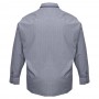 Серая хлопковая мужская рубашка больших размеров BIRINDELLI (ru00549365)