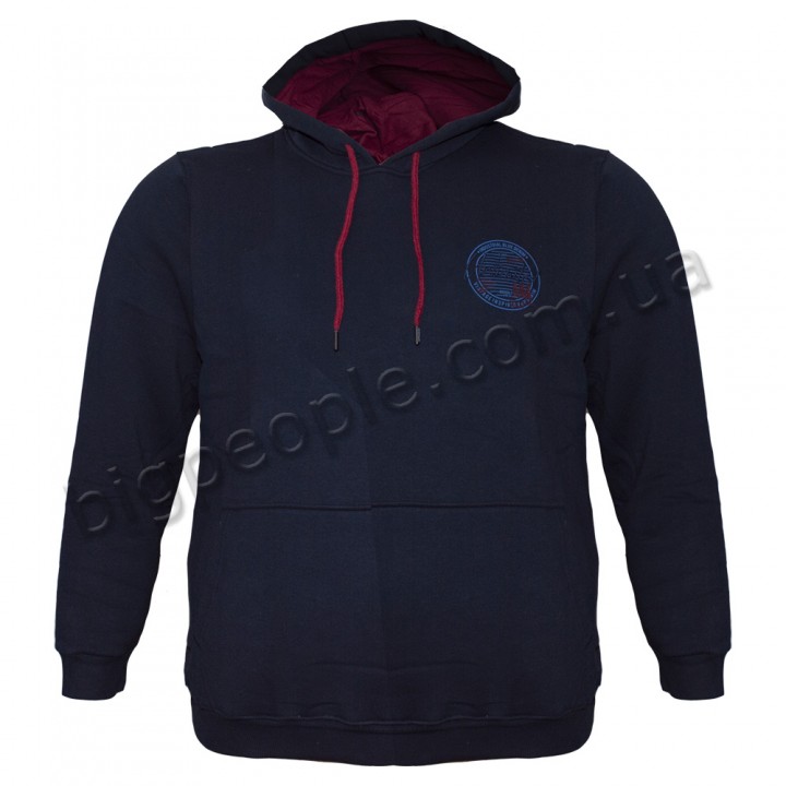 Худі великого розміру ANNEX (ba00734995) темно-синього кольору