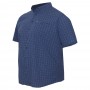 Синя бавовняна чоловіча сорочка великих розмірів BIRINDELLI (RU05269225)